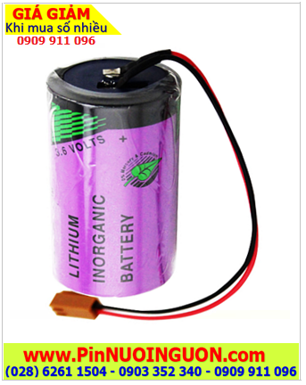 Tadiran TL-4930 (Zắc NÂU); Pin nuôi nguồn Tadiran TL-4930 lithium 3.6v D 19000mAh chính hãng _Xuất xứ Israel